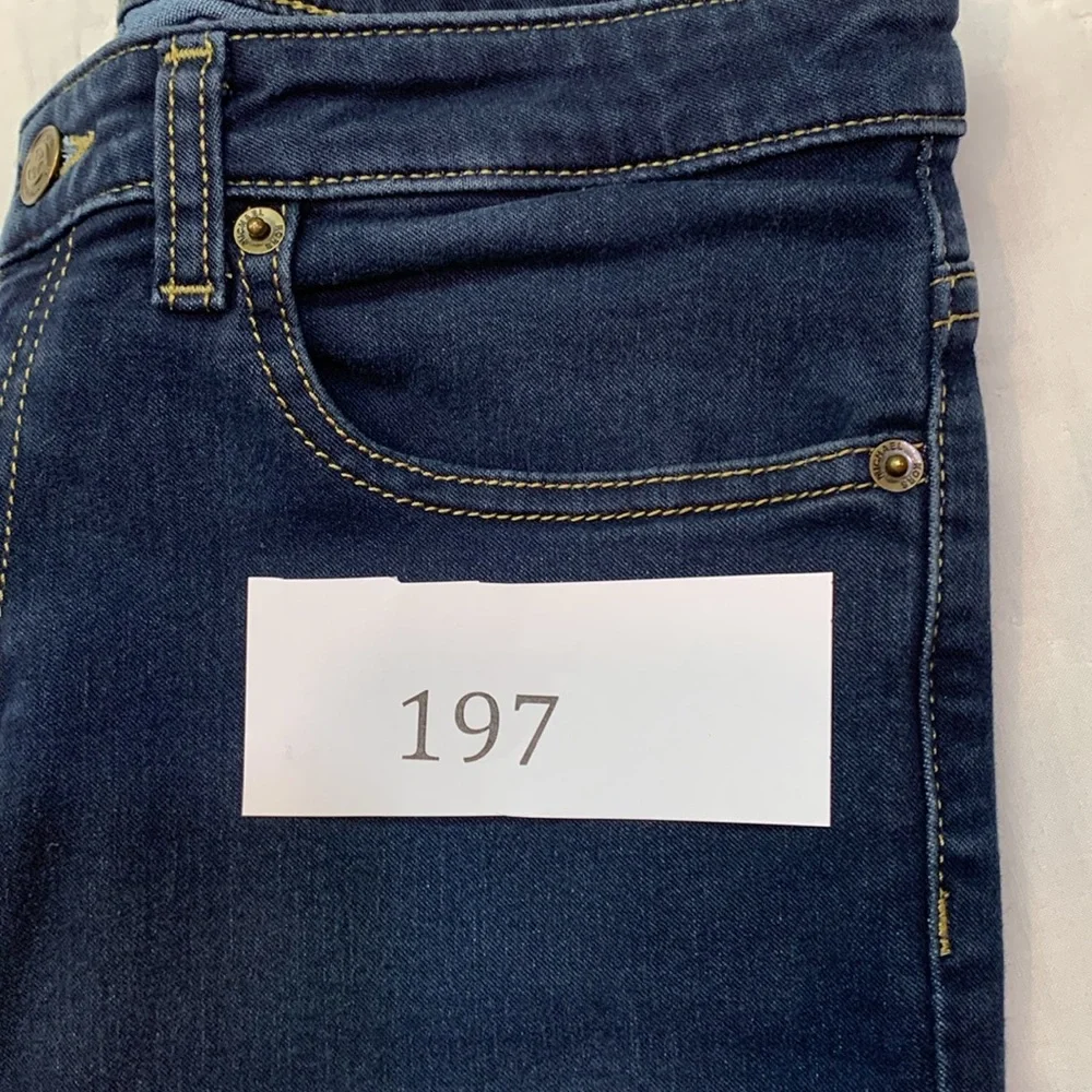 Michael Kors Selma Skinny High Rise Dark Wash Denim Jeans Women's Size 8 Stretch